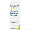 Sie sehen eine Packung Exoderil Dermatologische Lösung 1% 20ml, Produktbild: 01 Exoderil Dermatologische Lösung 1% 20ml, A-Nr.: 1130130 - 01