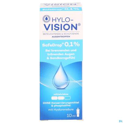 Augentropfen Hylo-vision Safe Drop 0,1% 10ml, A-Nr.: 4118997 - 01