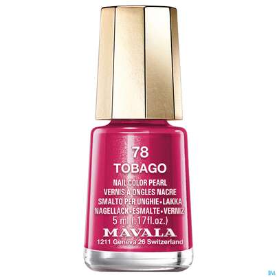 Sie sehen eine Packung Mavala Nagellacke 78 Tobago 5ml, Produktbild: 01 Mavala Nagellacke 78 Tobago 5ml, A-Nr.: 3652683 - 01