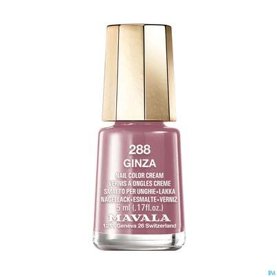 Sie sehen eine Packung Mavala Nagellacke 288 Glam Ginza 5ml, Produktbild: 01 Mavala Nagellacke 288 Glam Ginza 5ml, A-Nr.: 3693096 - 01