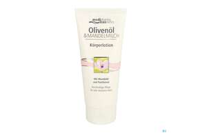 Sie sehen eine Packung Oliven -mandelmilch Koerperlotion 200ml, Produktbild: 01 Oliven -mandelmilch Koerperlotion 200ml, A-Nr.: 3698248 - 01