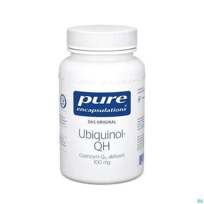 Sie sehen eine Packung Pure Encapsulations Ubiquinol-qh 50mg 60 Kapseln, Produktbild: 01 Pure Encapsulations Ubiquinol-qh 50mg 60 Kapseln, A-Nr.: 5058211 - 01