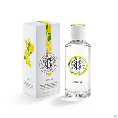 Sie sehen eine Packung Roger&gallet Cédrat Duftendes Wohlfühl-wasser 100ml, Produktbild: 08 Roger&gallet Cédrat Duftendes Wohlfühl-wasser 100ml, A-Nr.: 5668932 - 08