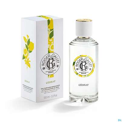 Sie sehen eine Packung Roger&gallet Cédrat Duftendes Wohlfühl-wasser 100ml, Produktbild: 10 Roger&gallet Cédrat Duftendes Wohlfühl-wasser 100ml, A-Nr.: 5668932 - 10