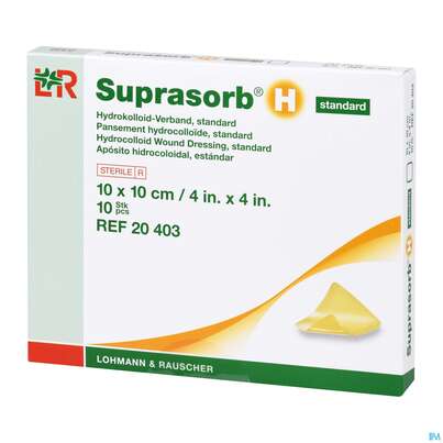 Suprasorb H Hydrokolloid-verband Standard 10x10cm 10st, A-Nr.: 5095040 - 02