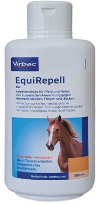 Sie sehen eine Packung EquiRepell Gel - Insektenschutz für Pferd und Reiter, Produktbild: 01 EquiRepell Gel - Insektenschutz für Pferd und Reiter, A-Nr.: 4345084 - 01