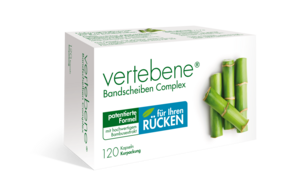 Sie sehen eine Packung VERTEBENE Bandscheiben Complex, Produktbild: 01 VERTEBENE Bandscheiben Complex, A-Nr.: 3959677 - 01