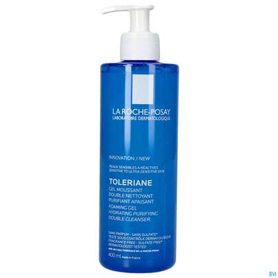 Sie sehen eine Packung La Roche Posay Toleriane Gel-zu-schaum Double Cleanser 400ml, Produktbild: 02 La Roche Posay Toleriane Gel-zu-schaum Double Cleanser 400ml, A-Nr.: 5741617 - 02