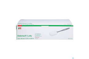 Sie sehen eine Packung Debrisoft Wundreiniger Steril Lolly 5st, Produktbild: 01 Debrisoft Wundreiniger Steril Lolly 5st, A-Nr.: 4359212 - 01