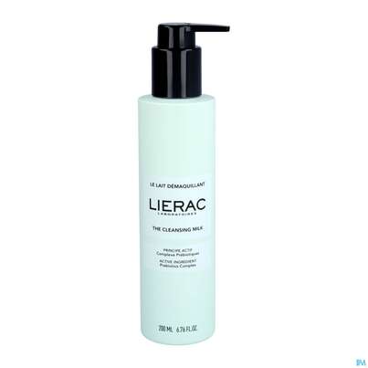 Sie sehen eine Packung Lierac Cleanser The Cleansing Milk 200ml, Produktbild: 04 Lierac Cleanser The Cleansing Milk 200ml, A-Nr.: 5721796 - 04