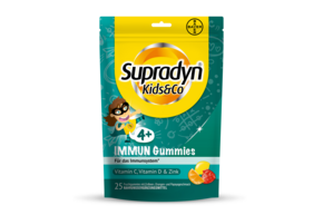 Sie sehen eine Packung Supradyn® Kids&Co IMMUN Gummies, Produktbild: 01 Supradyn® Kids&Co IMMUN Gummies, A-Nr.: 4899612 - 01