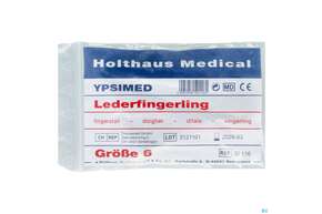 Sie sehen eine Packung Fingerlinge Leder/pharmag Gr 6 1st, Produktbild: 01 Fingerlinge Leder/pharmag Gr 6 1st, A-Nr.: 2679220 - 01