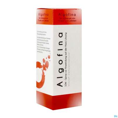 Algofina 10% Spray Z Anw.auf Der Haut Loesung 100ml, A-Nr.: 4478342 - 02