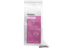 Sie sehen eine Packung femidoc® MyDays® Tee, Bio, Produktbild: 01 femidoc® MyDays® Tee, Bio, A-Nr.: 5776478 - 01
