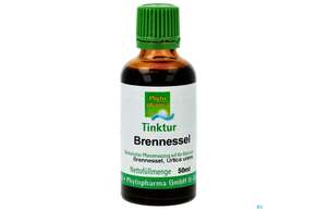 Sie sehen eine Packung Brennessel Tinktur Phytopharma 50ml, Produktbild: 01 Brennessel Tinktur Phytopharma 50ml, A-Nr.: 3107483 - 01