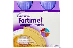 Fortimel/compact/protein 125ml/trinknahrung Waermender Ingwer 4st, A-Nr.: 5282463 - 01
