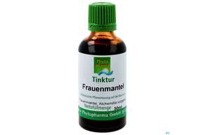 Sie sehen eine Packung Frauenmantel Tinktur Phytopharma 50ml, Produktbild: 01 Frauenmantel Tinktur Phytopharma 50ml, A-Nr.: 3107649 - 01