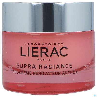 Sie sehen eine Packung Lierac Supra Radiance Gel Creme 50ml, Produktbild: 04 Lierac Supra Radiance Gel Creme 50ml, A-Nr.: 4839952 - 04
