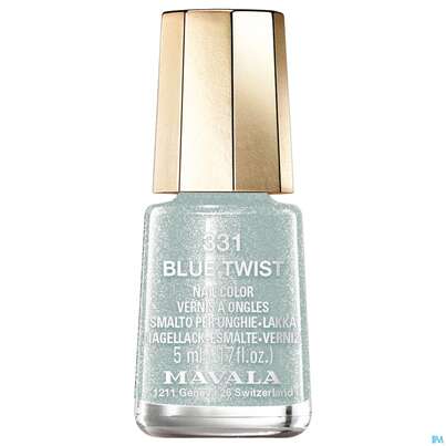 Sie sehen eine Packung Mavala Nagellacke 331 Blue Twist 5ml, Produktbild: 02 Mavala Nagellacke 331 Blue Twist 5ml, A-Nr.: 5379524 - 02