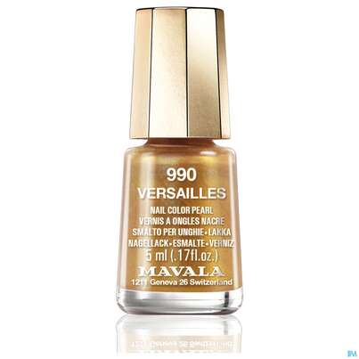 Sie sehen eine Packung Mavala Nagellacke 990 Versaill 5ml, Produktbild: 01 Mavala Nagellacke 990 Versaill 5ml, A-Nr.: 4909090 - 01