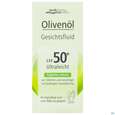 Sie sehen eine Packung Oliven Oel Gesichtsfluid Lsf50+ Ultraleicht 50ml, Produktbild: 01 Oliven Oel Gesichtsfluid Lsf50+ Ultraleicht 50ml, A-Nr.: 5878919 - 01