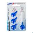 Sie sehen eine Packung Paro 3star Grip Im Blister X-fine Blau 3,5mm 4st, Produktbild: 02 Paro 3star Grip Im Blister X-fine Blau 3,5mm 4st, A-Nr.: 3323353 - 02