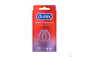 Praeservative Durex Latexkondome Gefuehlsecht Extra Feucht 10st, A-Nr.: 4266574 - 01