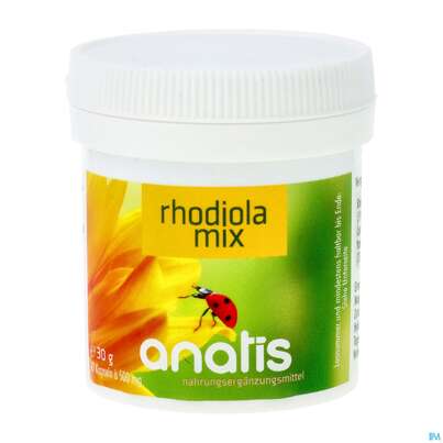 Sie sehen eine Packung Rhodiola Kapseln Anatis Mix 60st, Produktbild: 02 Rhodiola Kapseln Anatis Mix 60st, A-Nr.: 4314698 - 02