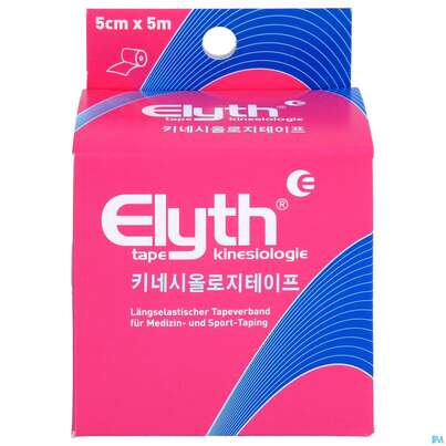 Tape Elyth Kinesiotape-verband 5cmx 5m Rot 1st, A-Nr.: 3267264 - 01