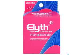 Tape Elyth Kinesiotape-verband 5cmx 5m Rot 1st, A-Nr.: 3267264 - 01