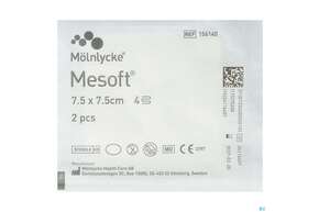 Vlieskompressen Mesoft/set Steril 7,5x 7,5cm 2st, A-Nr.: 1652288 - 01