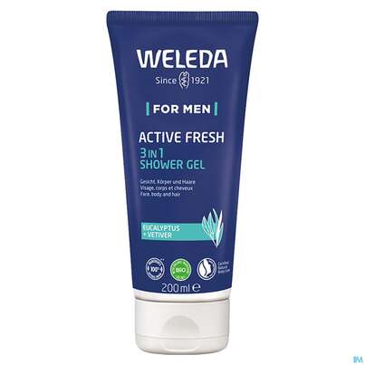 Weleda For Men 3in1 Shower Gel Active Fresh 200ml, A-Nr.: 5740026 - 01