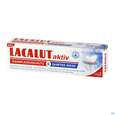 Sie sehen eine Packung Zahncreme Lacalut Aktiv Zahnfleischschutz Sanftes Weiss 75ml, Produktbild: 02 Zahncreme Lacalut Aktiv Zahnfleischschutz Sanftes Weiss 75ml, A-Nr.: 5095229 - 02
