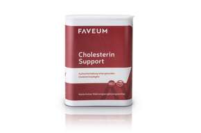Sie sehen eine Packung Faveum Cholesterin Support, Produktbild: 01 Faveum Cholesterin Support, A-Nr.: 5372634 - 01