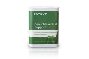 Sie sehen eine Packung Faveum Gewichtsverlust Support, Produktbild: 01 Faveum Gewichtsverlust Support, A-Nr.: 5372580 - 01