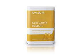 Sie sehen eine Packung Faveum Gute Laune Support, Produktbild: 01 Faveum Gute Laune Support, A-Nr.: 5372611 - 01