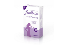 Sie sehen eine Packung Femibion Babyplanung, Produktbild: 01 Femibion Babyplanung, A-Nr.: 4397684 - 01