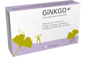 Sie sehen eine Packung GINKGO PLUS Kapseln, 60 Stück, Produktbild: 01 GINKGO PLUS Kapseln, 60 Stück, A-Nr.: 3053994 - 01