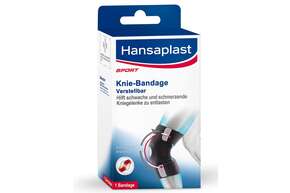 Sie sehen eine Packung Hansaplast Knie-Bandage, Produktbild: 01 Hansaplast Knie-Bandage, A-Nr.: 3828716 - 01