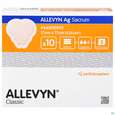 Sie sehen eine Packung Wundauflagen Allevyn Ag Sacrum Small 17x 17cm -smi 10st, Produktbild: 01 Wundauflagen Allevyn Ag Sacrum Small 17x 17cm -smi 10st, A-Nr.: 3692808 - 01