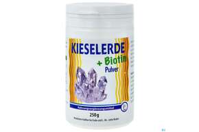 Sie sehen eine Packung Kieselerde +biotin Pulver Canea 250g, Produktbild: 01 Kieselerde +biotin Pulver Canea 250g, A-Nr.: 3881389 - 01