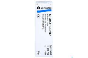 Sie sehen eine Packung Convatec Stomahesive Adhäsivpulver 25g, Produktbild: 01 Convatec Stomahesive Adhäsivpulver 25g, A-Nr.: 0582137 - 01