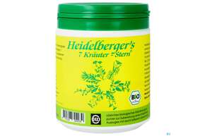 Sie sehen eine Packung Heidelbergers 7 Kraeuterstern Bio 250g, Produktbild: 01 Heidelbergers 7 Kraeuterstern Bio 250g, A-Nr.: 4901622 - 01