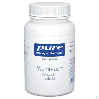 Sie sehen eine Packung Pure Encapsulations Weihrauch (boswellia-extrakt) 60 Kapseln, Produktbild: 02 Pure Encapsulations Weihrauch (boswellia-extrakt) 60 Kapseln, A-Nr.: 3050139 - 02