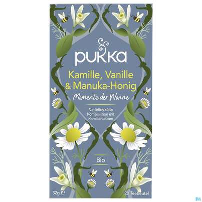 Bio Pukka Kamille, Vanille &amp; Manuka-honig 20 Filterbeutel, A-Nr.: 4407721 - 01