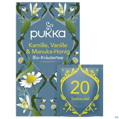 Bio Pukka Kamille, Vanille &amp; Manuka-honig 20 Filterbeutel, A-Nr.: 4407721 - 07