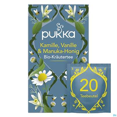 Bio Pukka Kamille, Vanille &amp; Manuka-honig 20 Filterbeutel, A-Nr.: 4407721 - 08