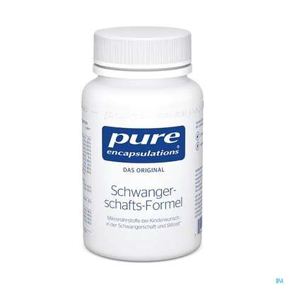 Sie sehen eine Packung Pure Encapsulations Schwangerschafts-formel 30 Kapseln, Produktbild: 01 Pure Encapsulations Schwangerschafts-formel 30 Kapseln, A-Nr.: 4513216 - 01
