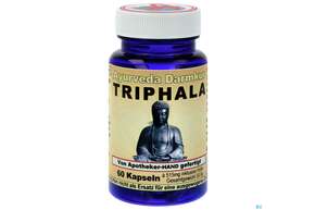 Sie sehen eine Packung Triphala Ayurveda Darmkur Kapseln 60st, Produktbild: 01 Triphala Ayurveda Darmkur Kapseln 60st, A-Nr.: 3396493 - 01