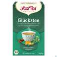 Sie sehen eine Packung Yogi Tea Bio Glueckstee 34g 17st, Produktbild: 02 Yogi Tea Bio Glueckstee 34g 17st, A-Nr.: 5750007 - 02